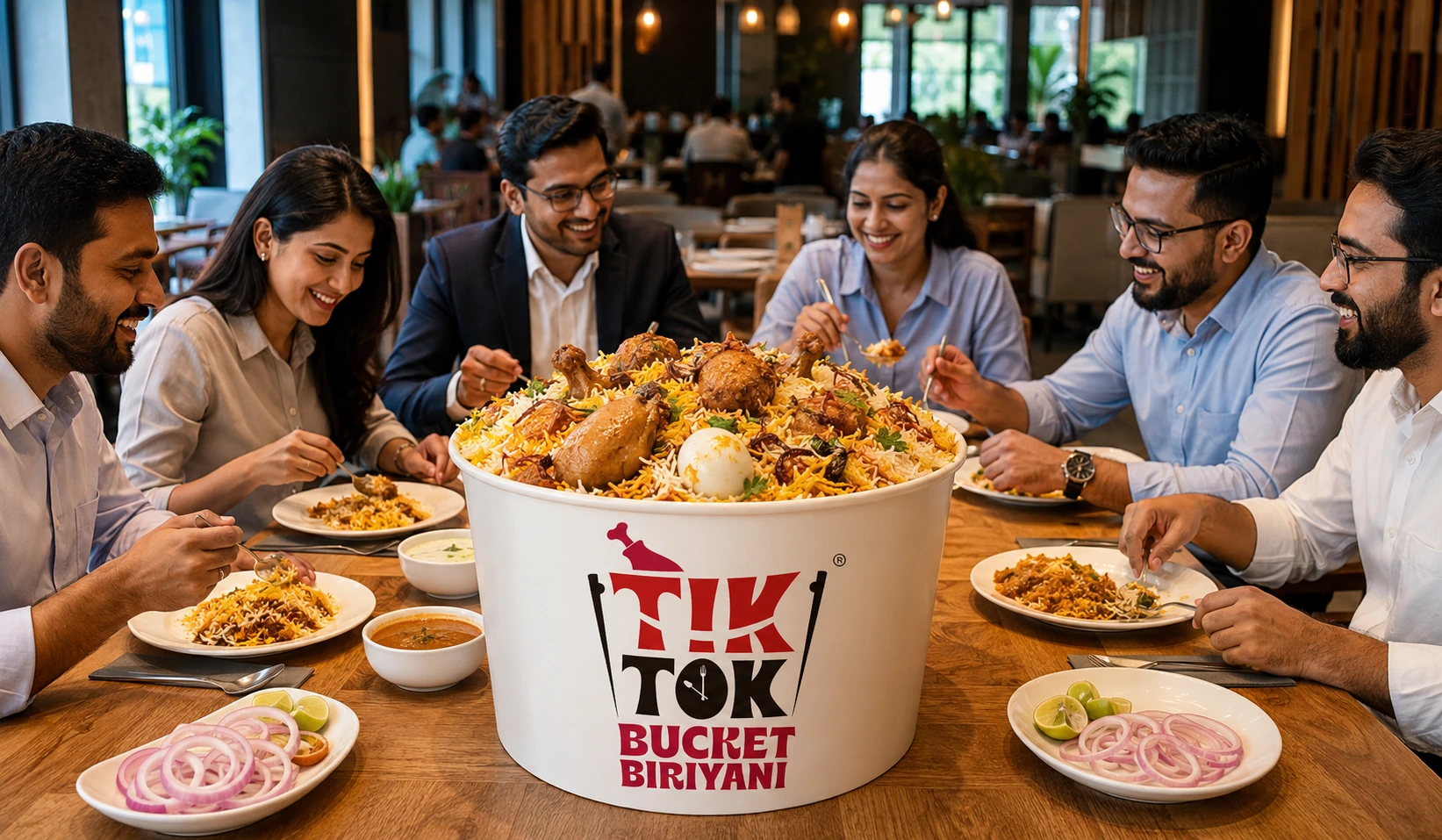 Bucket Biryani Delight: A Hearty and Delicious Meal in One Pot