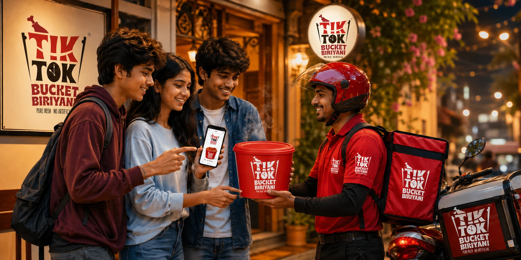 TikTok Biryani Order Call and Booking