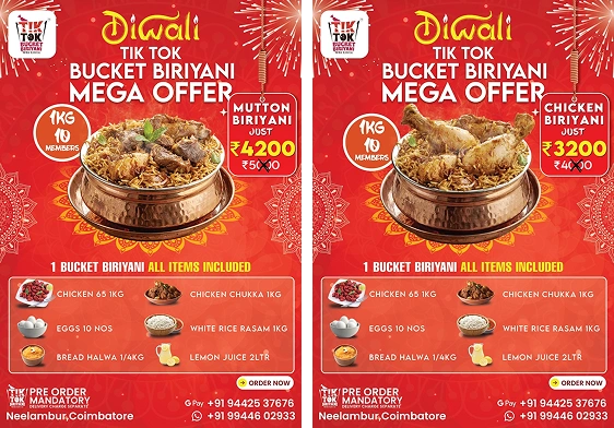 Diwali Special Festive Biryani in coimbatore
